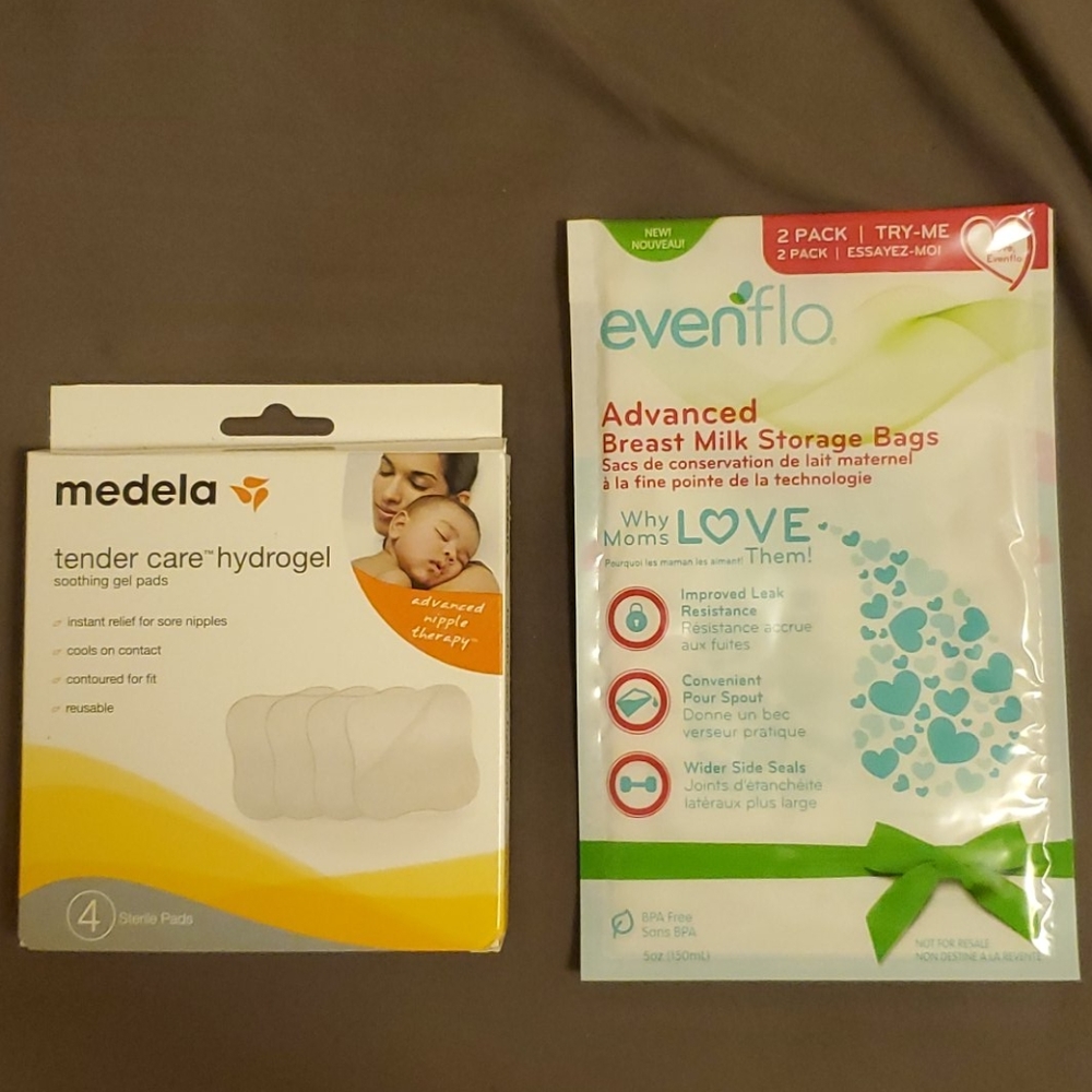 Soothing gel nipple pads